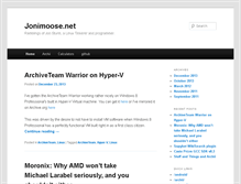 Tablet Screenshot of jonimoose.net